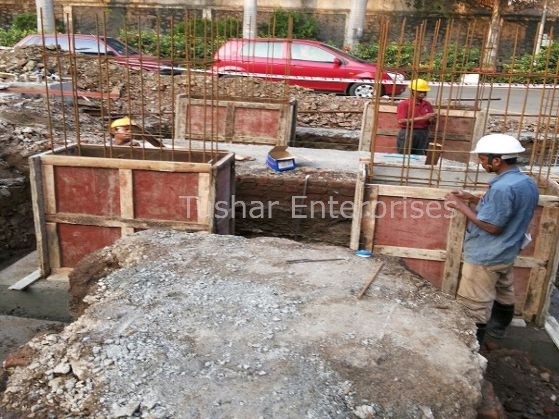 machine foundation civil work