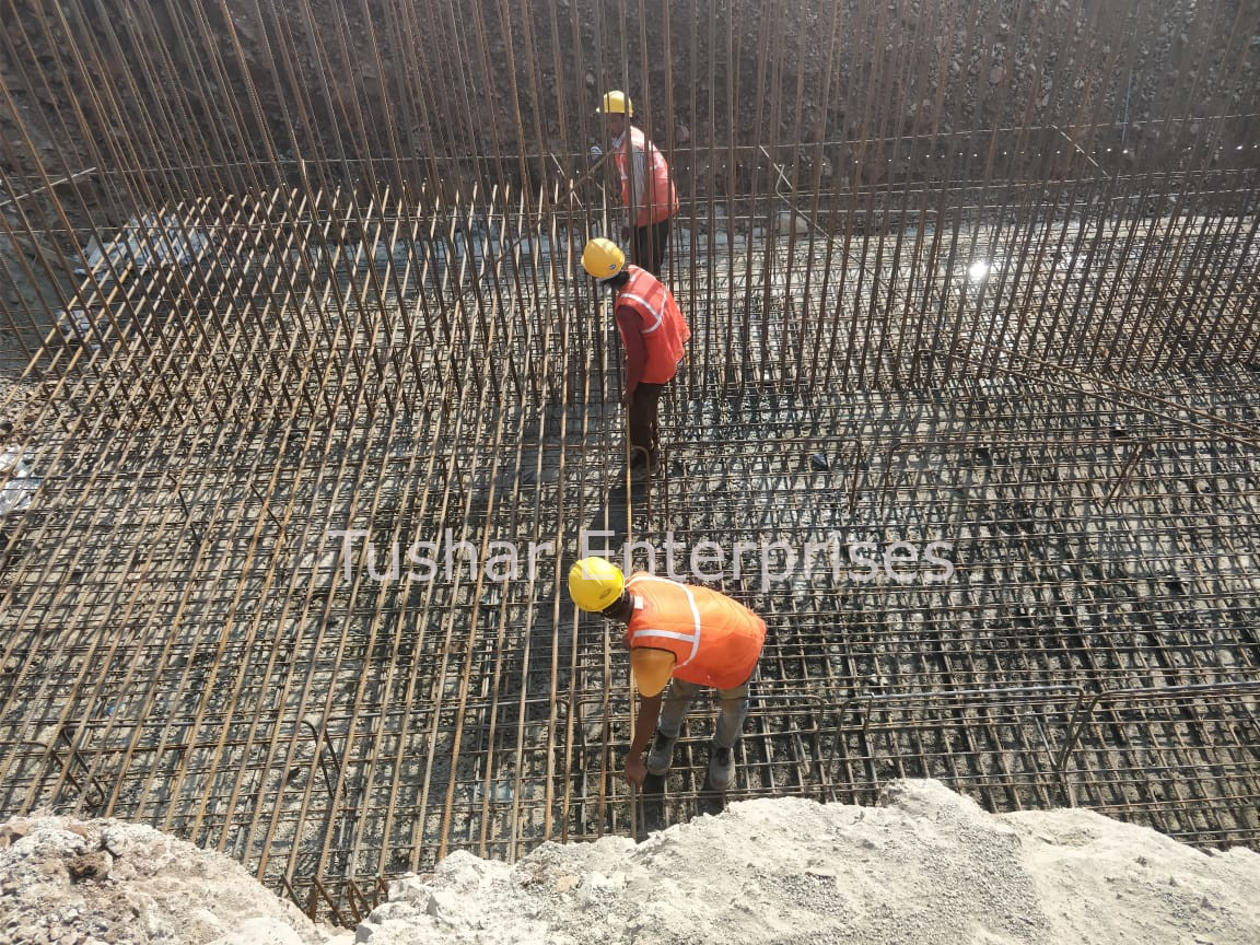 Ms reinforcement fixing work